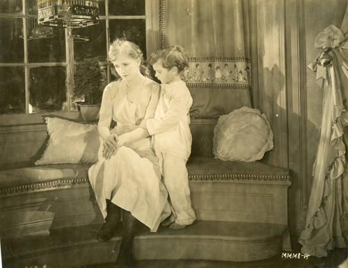 Mary Miles Minter and Micky Moore in "All Soul's Eve" (1921)