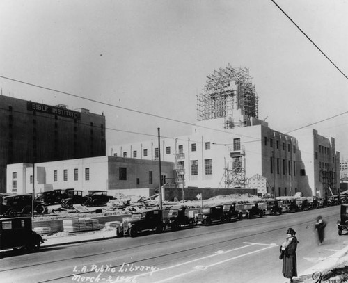 LAPL Central Library construction, view 81