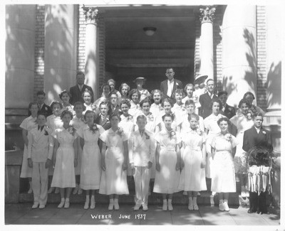 Stockton - Schools - Weber: students, June 1937