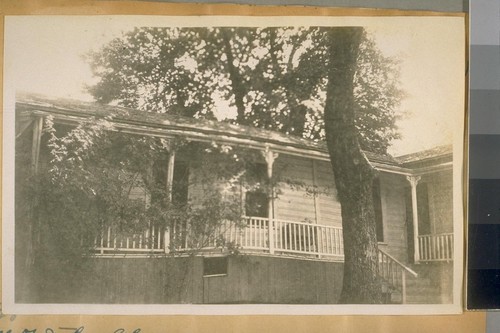 August 9/28. The home of John Shire built in 1868 on Steuart St., Sonora, Tuolumne Co. Calif. He owned all
