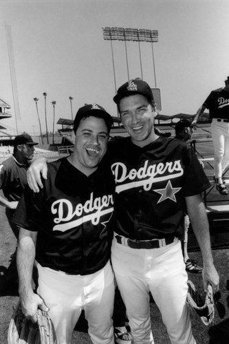 Jimmy and Norm at Dodger Stadium