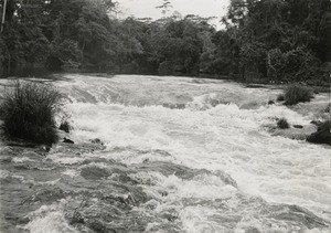 Rapids of the Mvun river, in Gabon