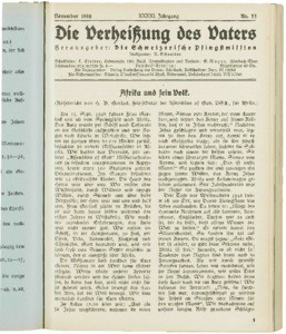 Die Verheissung des Vaters und der Sieg des Kreuzes, 1948, nr. 11