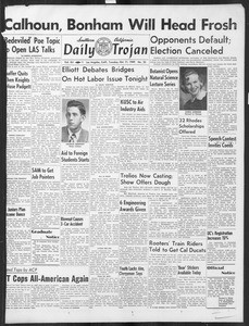 Daily Trojan, Vol. 41, No. 23, October 11, 1949