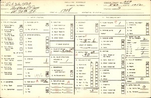 WPA household census for 1708 W 70TH ST, Los Angeles County