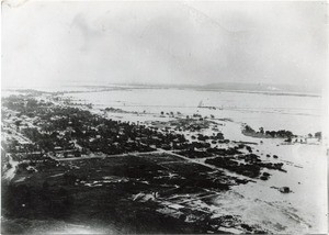 Flood in Madagascar after the cyclone of the 13th January 1953