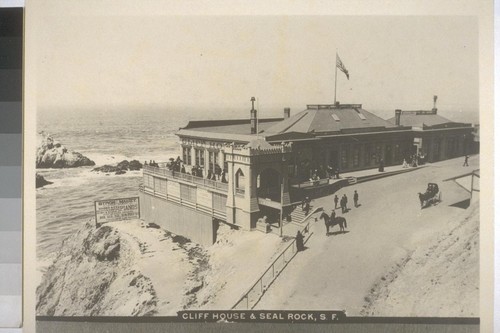 Cliff House (original, with additions), ca. 1890