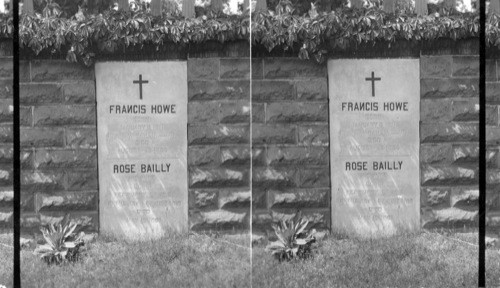 Tablet, Francis Home and Rose Bailly. Bailly cemetery - Chicago