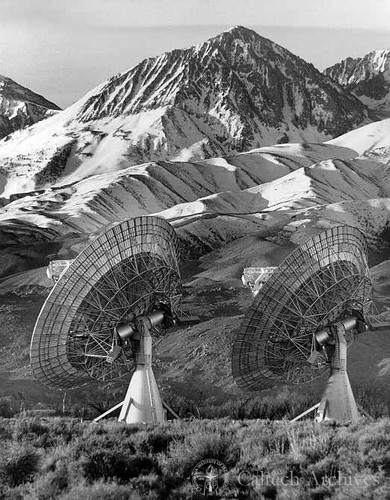 Twin 90-foot dishes at Owens Valley