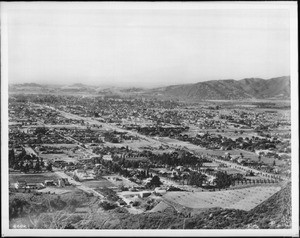 Panorama of Glendale from a hill to the south, California, ca.1924