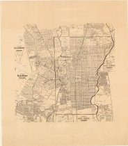 Ward map of San Jose, c. 1876