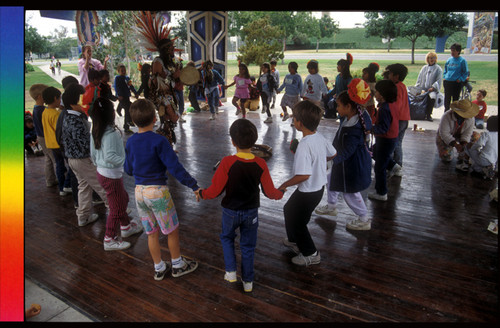 Danza Azteca in Chicano Park Kiosco