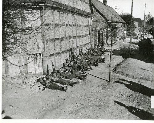 Research photo: US Soldiers resting in Germany, 1945