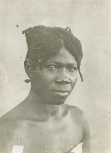 Gabonese woman, in Gabon
