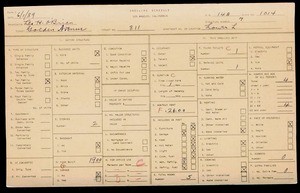 WPA household census for 811 GOLDEN, Los Angeles