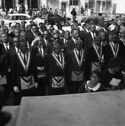 Gathering at Trinity Baptist Church, Los Angeles, 1965