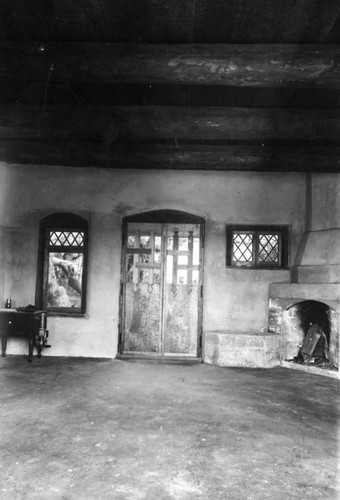 Interior of Lummis' house