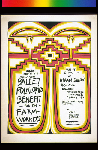 Ballet Folklorico Benefit, Announcement Poster for