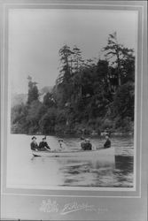 People in a rowboat on Russian River