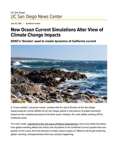 New Ocean Current Simulations Alter View of Climate Change Impacts