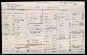 WPA household census for 660 W OLIVER, Los Angeles County
