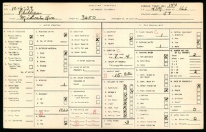 WPA household census for 3650 MIDVALE AVE, Los Angeles County