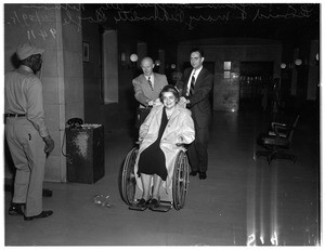 Suspected communist leader released from County Jail because of illness, 1951