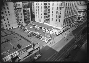 Main Street between 6th & 7th showing undesirable stores & vacant lots, 1941