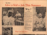 Give a kid a job this summer ... Why?