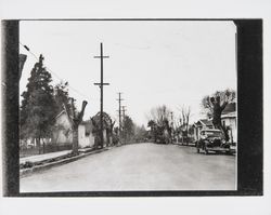 Unidentified street in Santa Rosa, California, 1910
