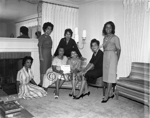 Seven women, Los Angeles, 1962