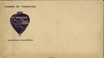 Tavern of Tamalpais envelope feauring Mt. Tamalpais & Muir Woods Railway logo