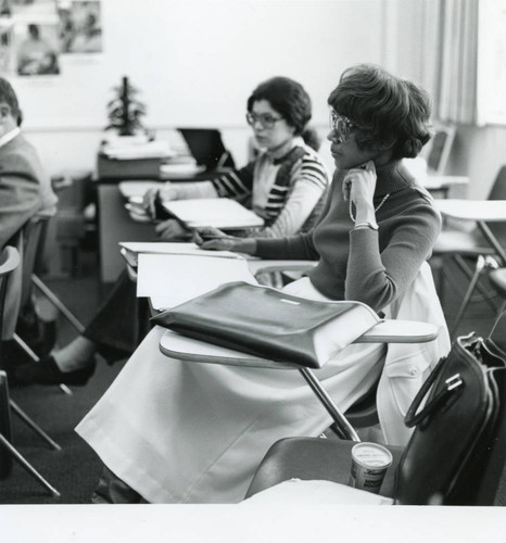 LA campus students, late 1970s