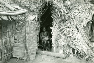 Camp of Esanmebyan, in Gabon