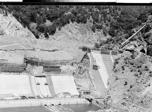P.G. & E. Construction, Feather River Canyon, Calif