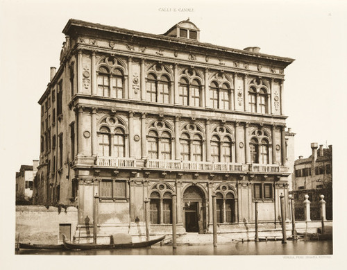 Palais Vendramin Calergi Aux SS. Hermagoras et Fortunat Sur Le Grand Canal, from Calli e Canali in Venezia
