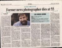 Former news photographer dies at 55