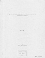 Professional Associations and the Organization of Professional Workers, by Kent H. Anderson. Business Administration 150G, University of California, January 13, 1964