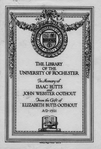 The Library of the University of Rochester