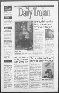 Daily Trojan, Vol. 117, No. 40, March 13, 1992