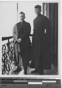Maryknoll priests before a trip at Hong Kong, China, 1926