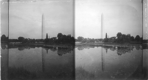 Washington Monument Reflected, Wash., D.C