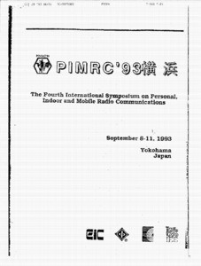 Letter, Tsunefumi Matsumoto to Andrew J. Viterbi, September 1, 1993