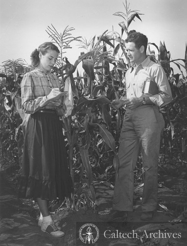 Herschell Roman and Victoria Rodekohr at the Arcadia Farm