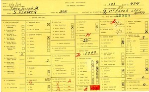 WPA household census for 308 S FLOWER, Los Angeles