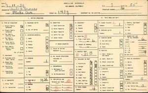 WPA household census for 1439 BLAKE AVE, Los Angeles