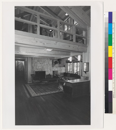 Howard A. Friedman Residence, interior (3), Tahoe, n.d