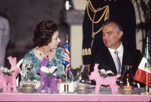 Queen Elizabeth II, President Miguel de la Madrid, Mexico, 1983