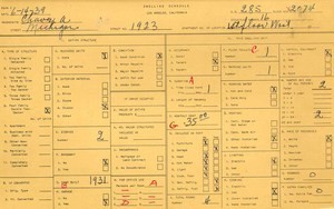 WPA household census for 1923 MICHIGAN, Los Angeles