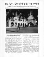 Palos Verdes Bulletin, July 1931. Volume 7. Number 7